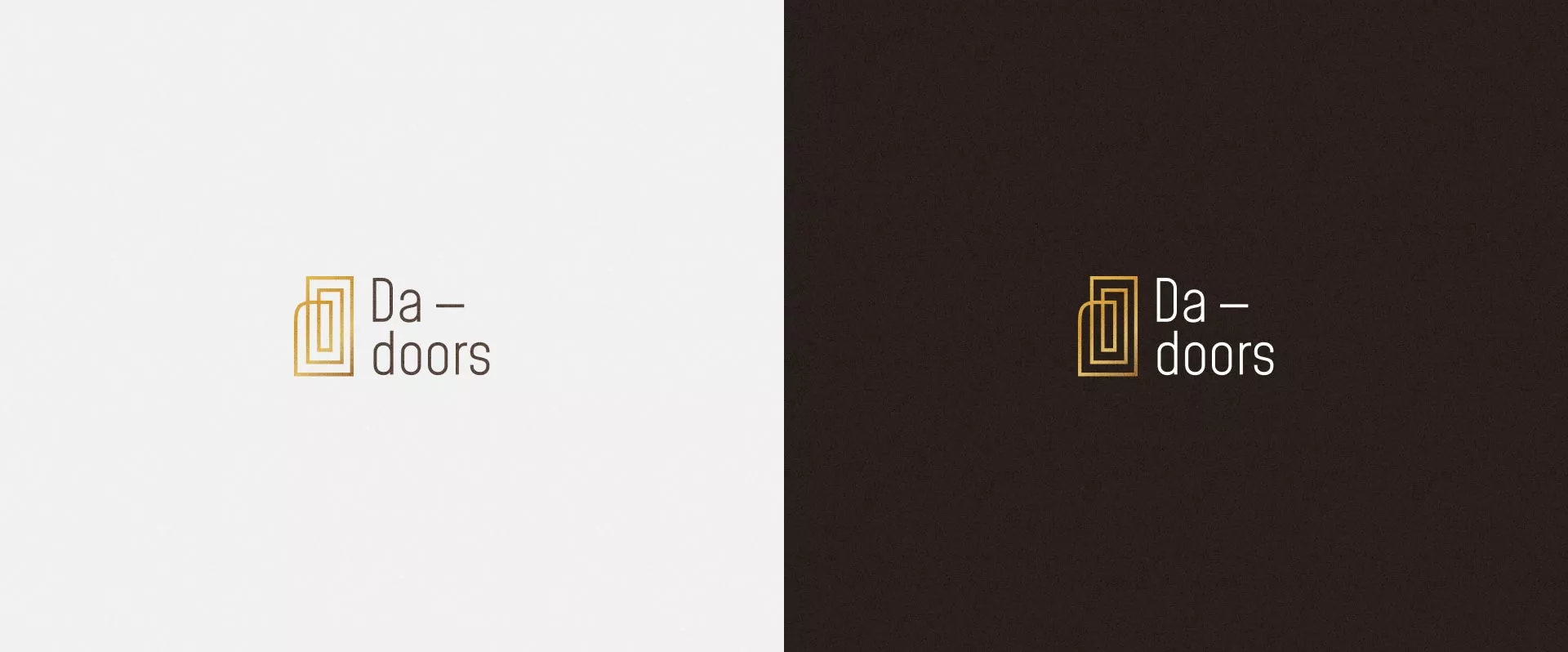 Разработка логотипа для компании «DA-DOORS» в Свирске